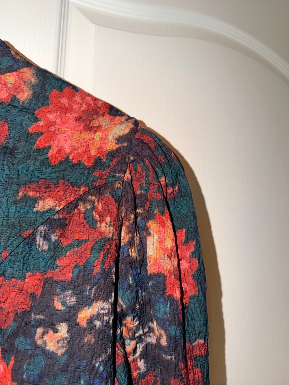 Tuckernuck persimmon floral Jacard Maribelle jacket Size XL - Picture 7 of 12
